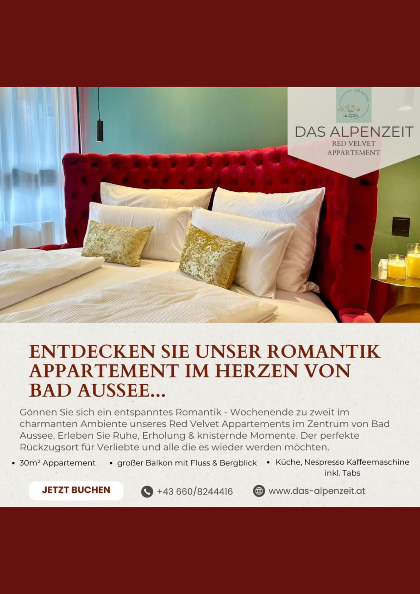 Das Alpenzeit Appartement Mit Just Private Terrasse (Adults Only) Бад-Аусзе Екстер'єр фото